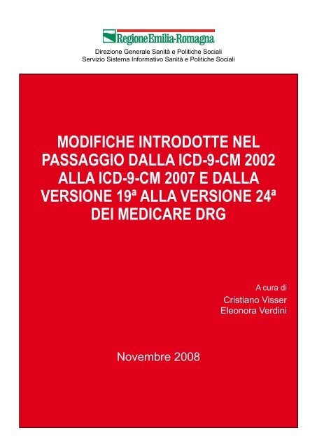 Modifiche introdotte nel passaggio dalla ICD-9-CM 2002 ... - Saluter