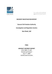 INCIDENT INVESTIGATION REPORT General Civil Aviation
