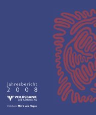 Jahresbericht - Volksbank