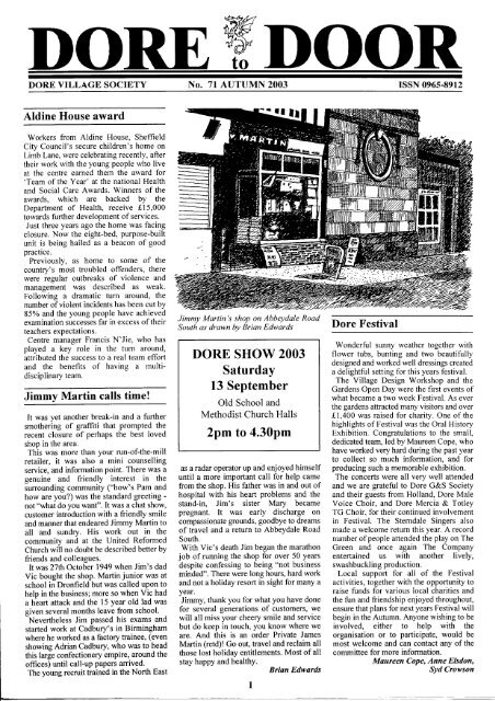 Edition 71 - Autumn 2003 - Open Dore