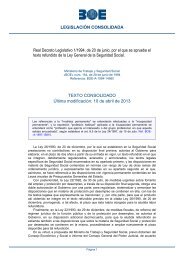 Real Decreto Legislativo 1/1994, de 20 de junio, por el que ... - BOE.es