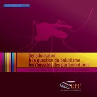 Sensibilisation Ã  la question du paludisme : les rÃ©ussites des ... - EPF