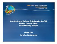 Introduction to Defense Solutions for ArcGIS Military Overlay Editor ...
