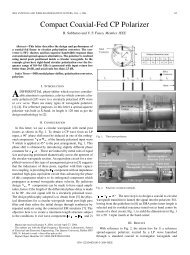 Compact coaxial-fed CP polarizer - Antennas and ... - IEEE Xplore