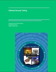 Risked Based Software Security Testing - Build Security In - US-CERT