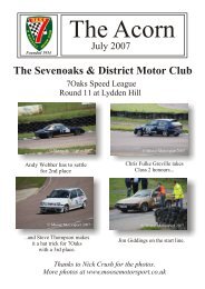 Jul - Sevenoaks & District Motor Club