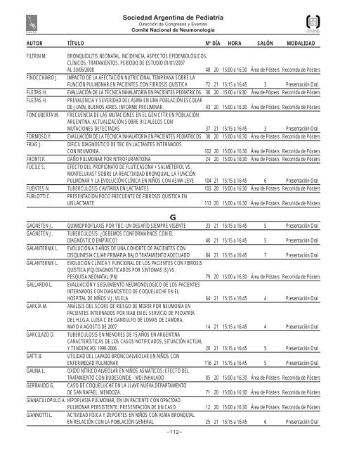 59-80.Indice Participaciones - Sociedad Argentina de PediatrÃ­a