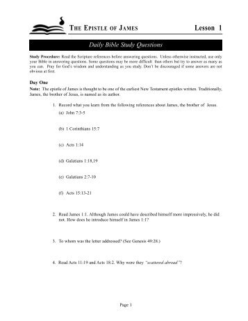 lesson 1 - Explorer's Bible Study