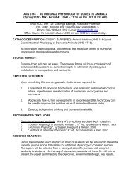 ans 6718 nutritional physiology of domestic animals - Department of ...