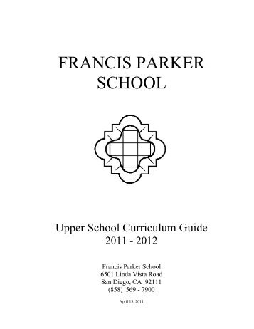 Graduation Requirements - Francis Parker School