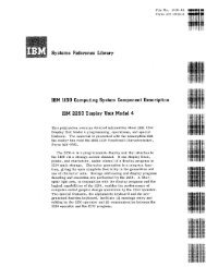 IBM 2250 Display Unit Model 4 - All about the IBM 1130 Computing ...