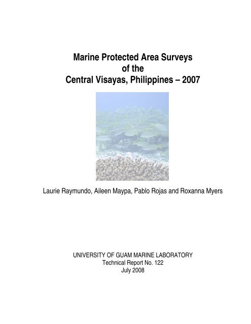 Marine Protected Area Surveys Central Visayas, Philippines 2007