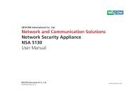 Network and Communication Solutions Network Security ... - Nexcom