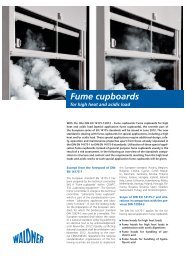 Fume cupboards - WALDNER Laboreinrichtungen GmbH & Co. KG