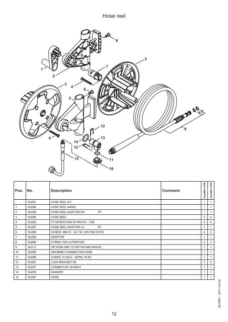 AquaMax 2330E, 2335E Pressure Washer, Spare Part ... - Graco Inc.