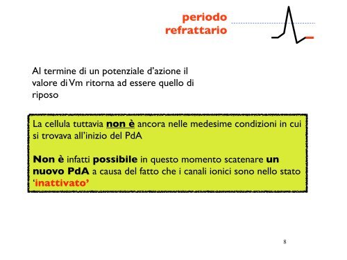 Il potenziale d'azione - CPRG