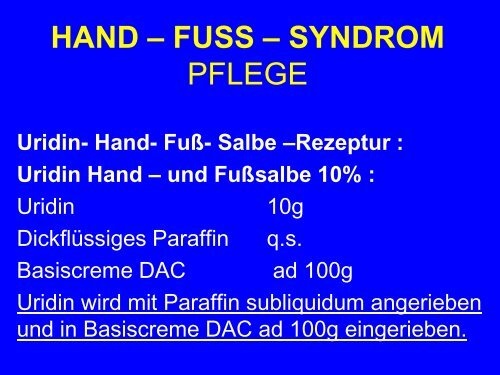 Uridin Hand - Brustzentrum Rems-Murr