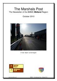 please download your copy here - British Motor Racing Marshals Club