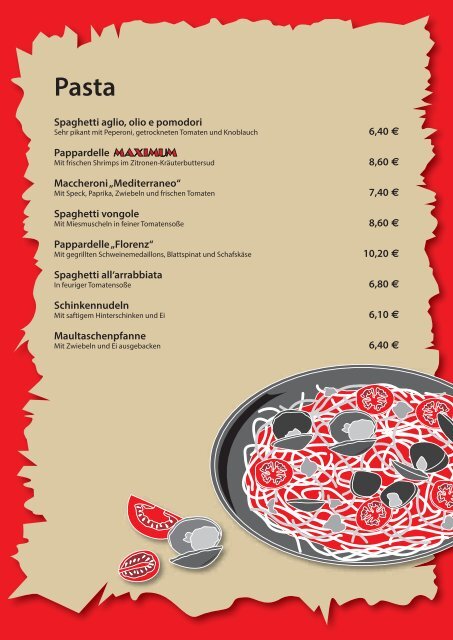 finden Sie unsere Speisekarte als PDF zum ... - Bistro Maximum