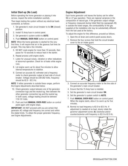 20000 / 18000 Home Generator - NoOutage.com, LLC