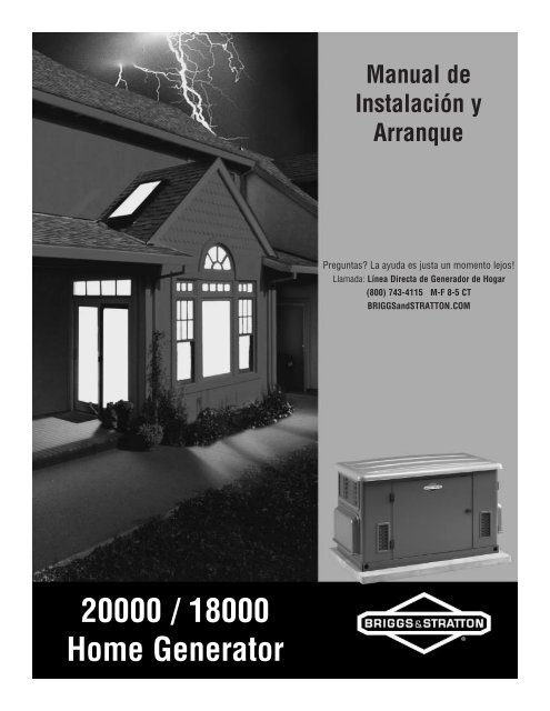 20000 / 18000 Home Generator - NoOutage.com, LLC