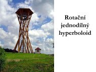 RotaÄnà jednodÃlný hyperboloid