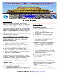 Conference Flyer - American Water Resources Association