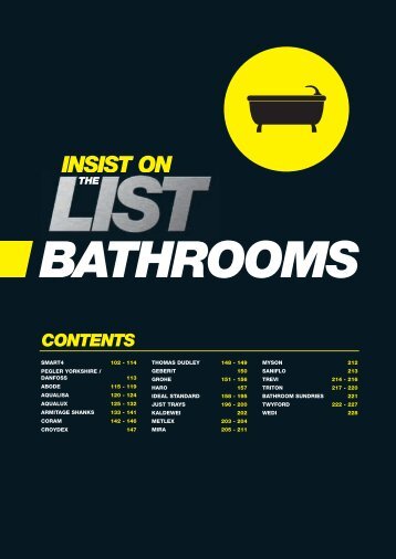 SMART4 FOR EVERYTHING BATHROOM INSIST ON THE LIST - APT