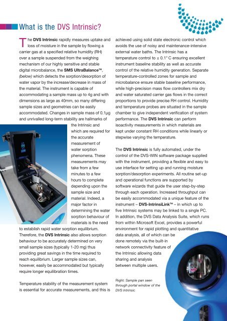 DVS Intrinsic Brochure - Particulate Systems