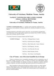 University of Veterinary Medicine Vienna, Austria - VET-MAGAZIN.com