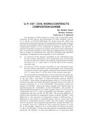 U. P. VAT : CIVIL WORKS CONTRACTS COMPOSITION SCHEME