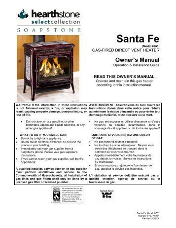 Santa Fe 1 DV 03-30-04 - Wood Heat Stoves and Solar