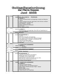 So 01.06. 9.00h HERZ-JESU-SONNTAG - PROZESSION ... - Roppen