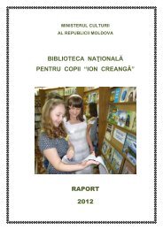 descarcÄ - Biblioteca NaÅ£ionalÄ pentru Copii Ion CreangÄ