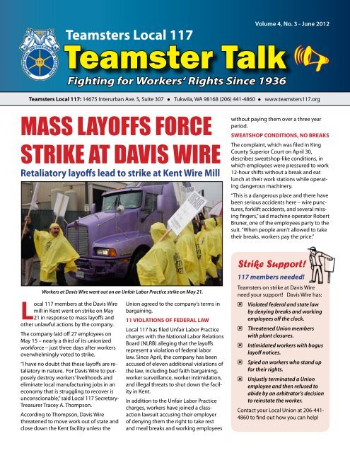 printable PDF version - Teamsters Local 117