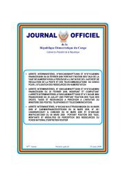 JOURNAL OFFICIEL - leganet.cd