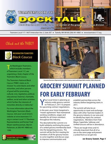 Dock Talk V1, N2 - 2010 - Teamsters Local 117