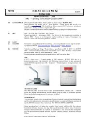 ROTAX REGLEMENT - HL Kart Racing