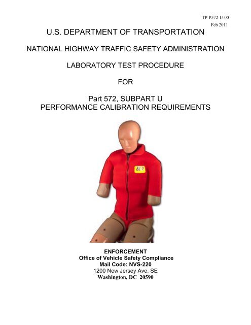 U.S. DEPARTMENT OF TRANSPORTATION - SaferCar.gov