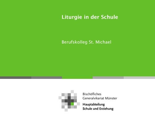 Liturgie in der Schule - Schulseelsorge