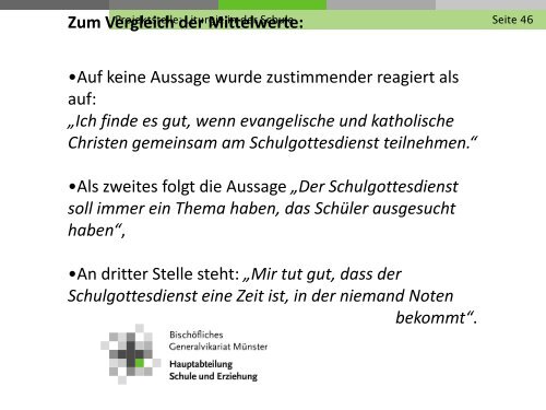 Liturgie in der Schule - Schulseelsorge