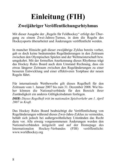 Feld-Regeln 2007/08 (PDF) - Hockey-Club Herne e.V.