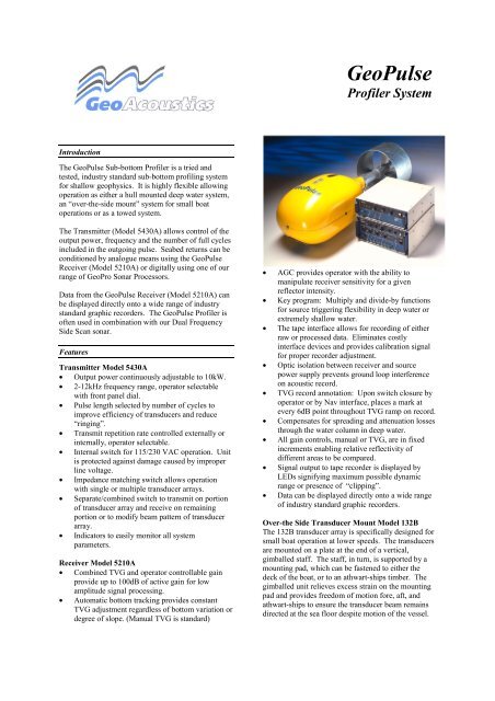 Specifications - GSE Rentals
