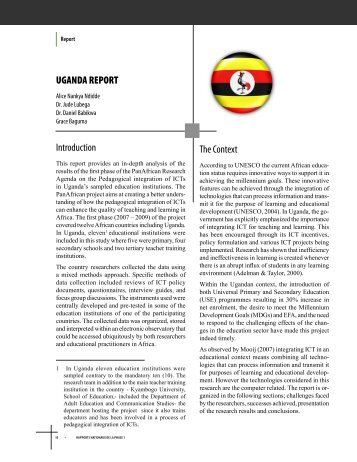 uGANDA REPORT Introduction The Context - ERNWACA