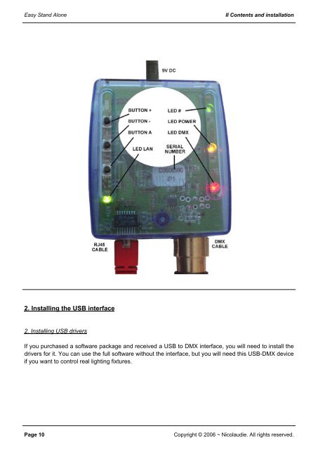 Easy Stand Alone (U8) Getting Started Guide - LED Lighting