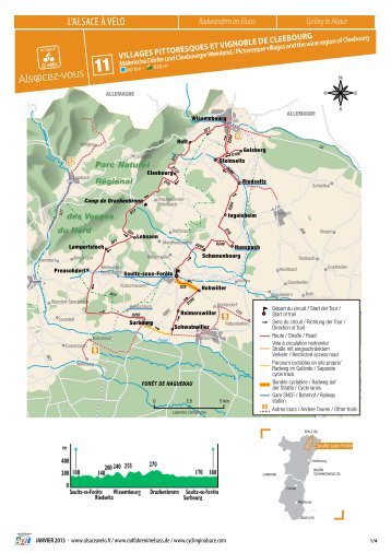 Villages pittoresques et vignoble de Cleebourg - Tourisme en Alsace