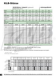 StÃ¼rze bÃ¼gelbewehrt Preise und Details - KLB-Klimaleichtblock