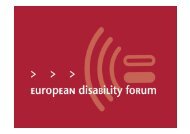 Presentation Maria Nyman, European Disability Forum - ENAT ...