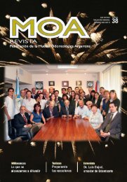 revista 38 - MOA :: Mutual OdontolÃ³gica Argentina