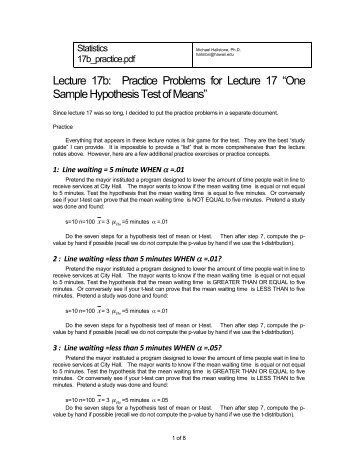 lecture 17b practice problems - Laulima